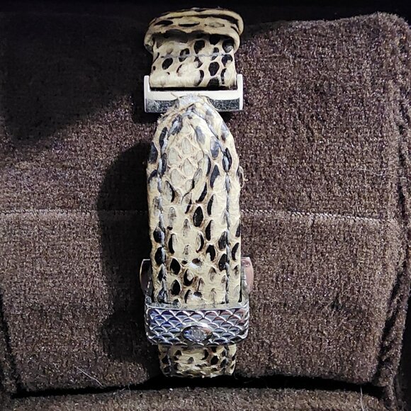 Roberto Cavalli Webbing Diamond Quartz Watch - Picture 2 of 4